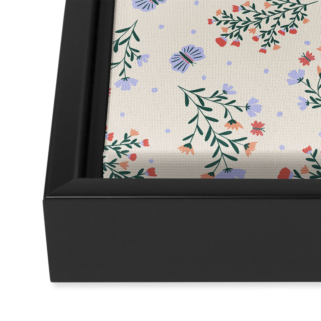 Sweet Floral Framed Canvas Print Gallery Image 3