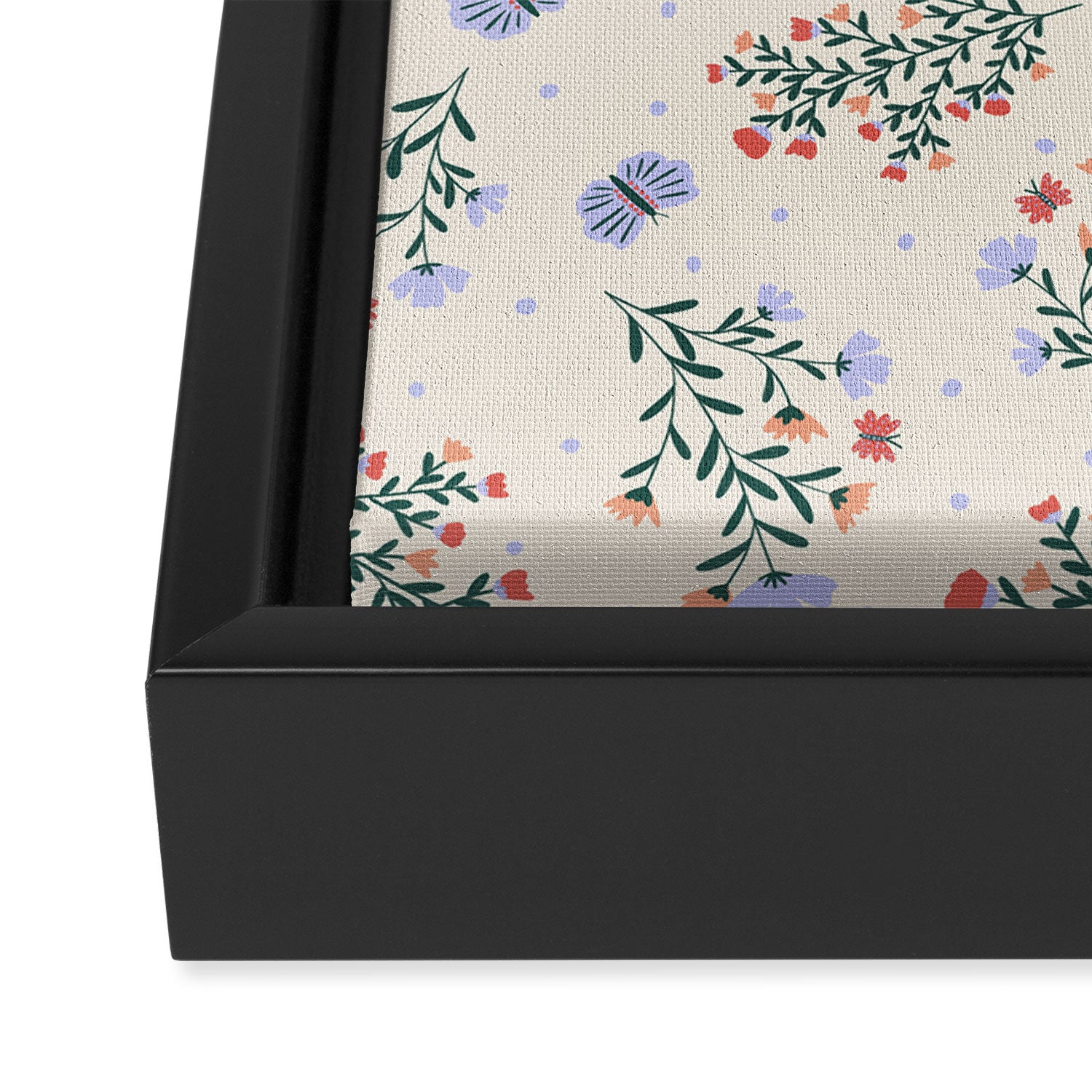 Sweet Floral Framed Canvas Print Gallery Image 3