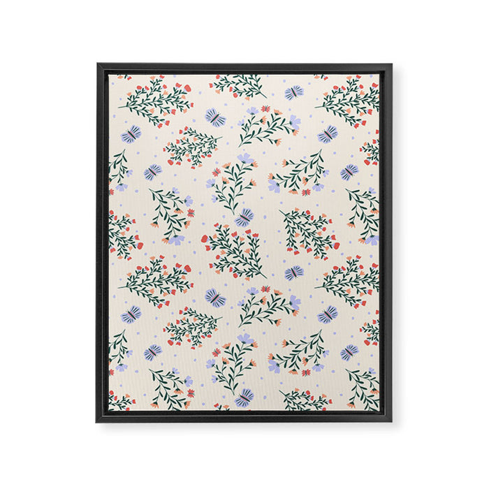 Sweet Floral Framed Canvas Print Gallery Image 1
