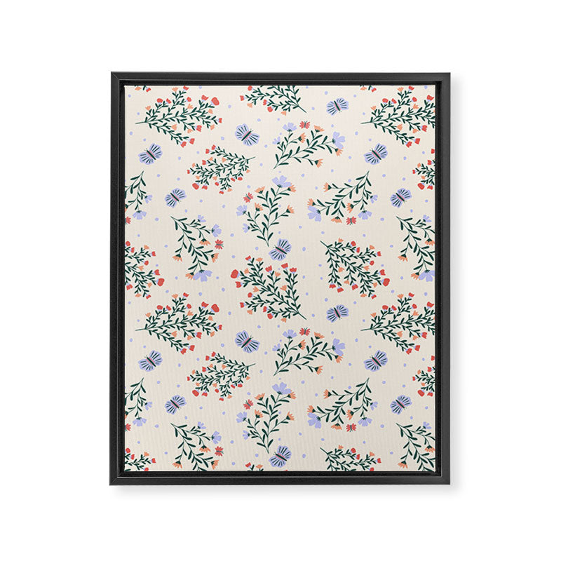 Sweet Floral Framed Canvas Print Gallery Image 8
