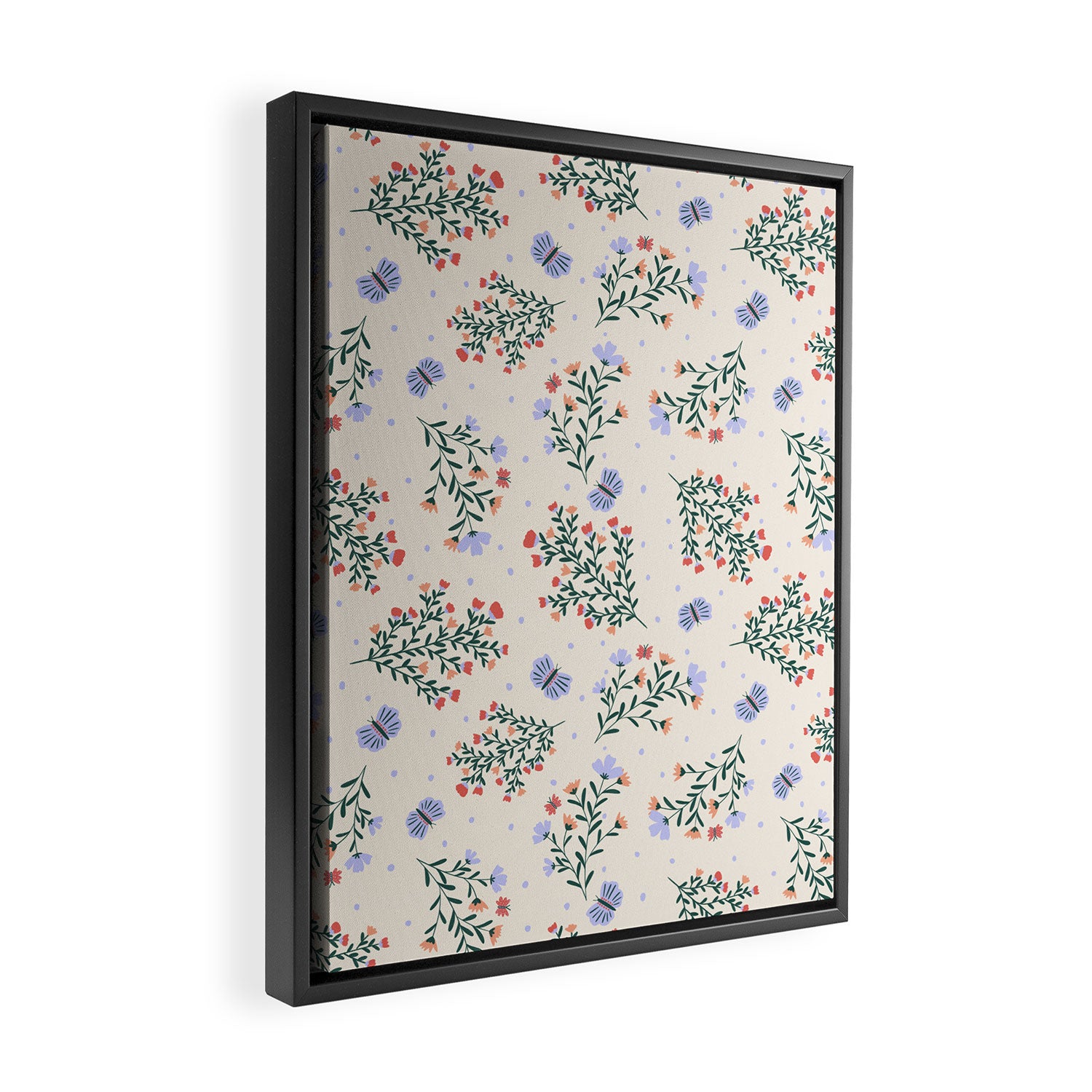 Sweet Floral Framed Canvas Print Gallery Image 2