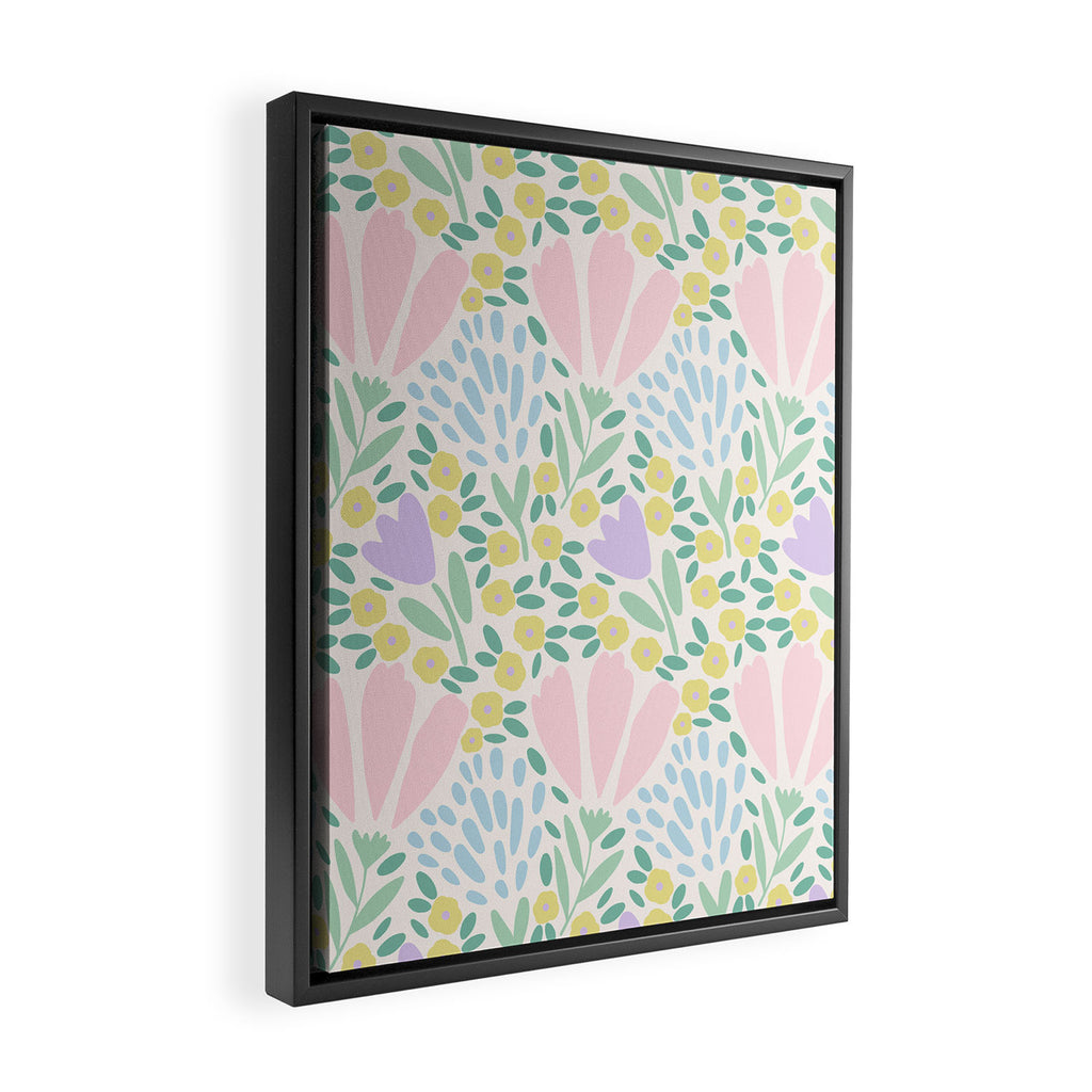 Sweet Flower Field  Framed Canvas Print Gallery Image 2