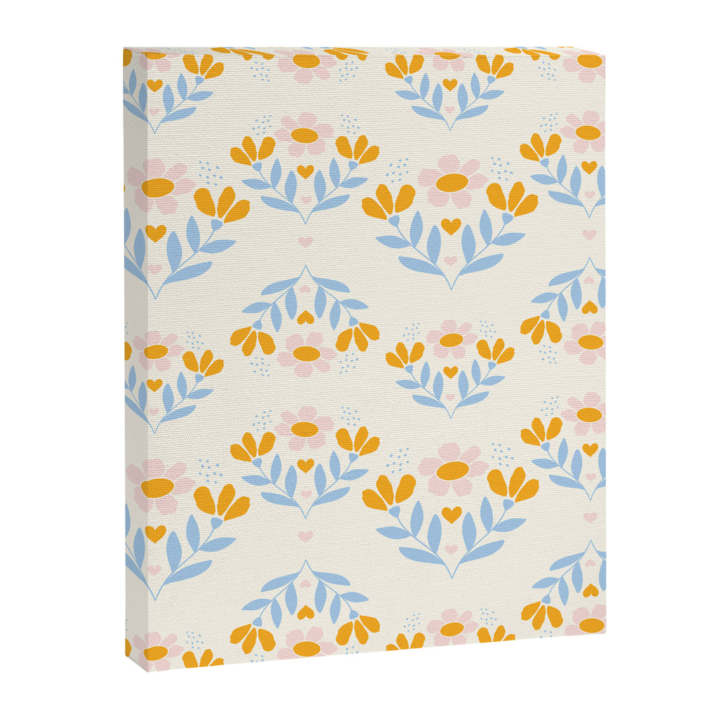 Sweet Love - Floral Pattern Canvas Print Gallery Image 6