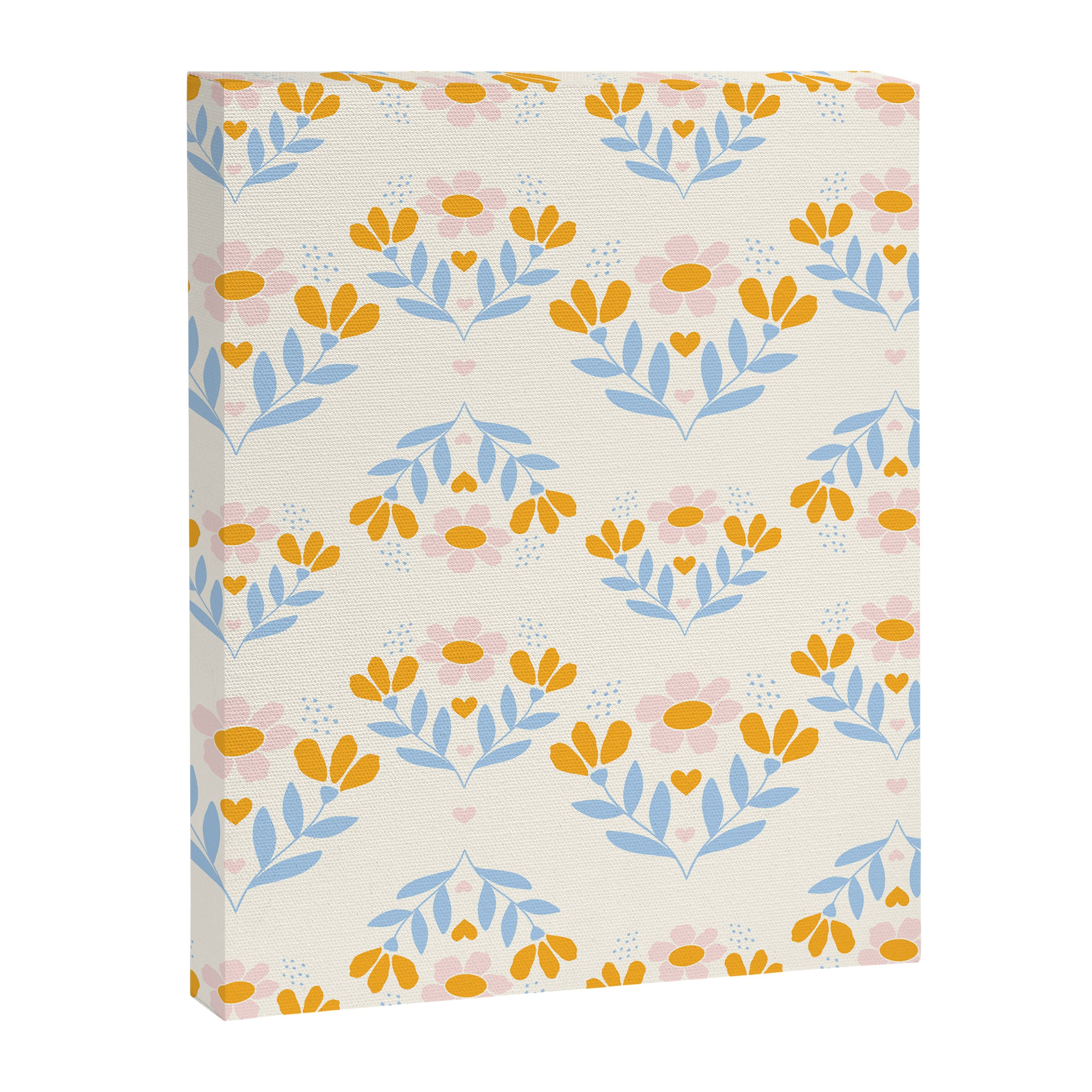 Sweet Love - Floral Pattern Canvas Print Gallery Image 6