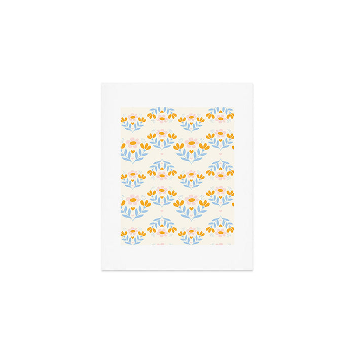 Sweet Love - Floral Pattern Art Print Gallery Image 1