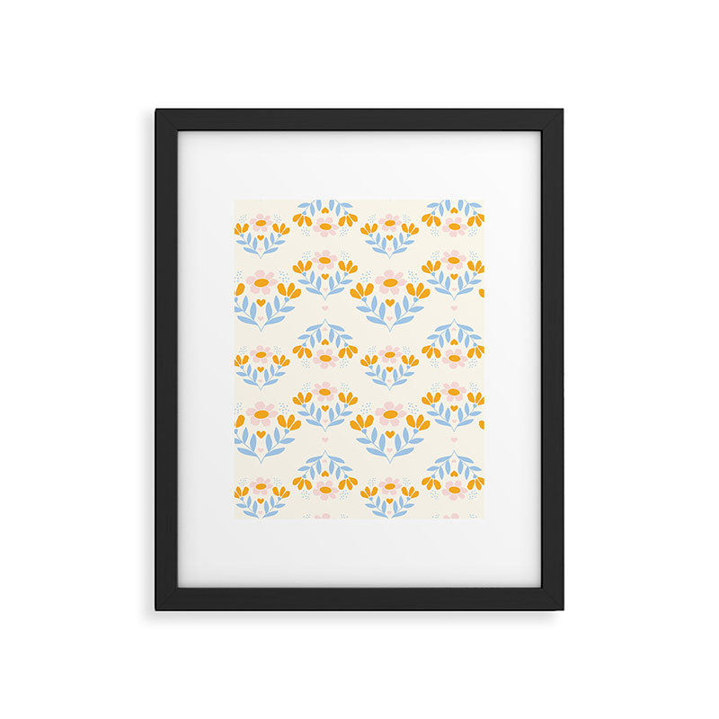 Sweet Love - Floral Pattern Framed Art Print Gallery Image 5