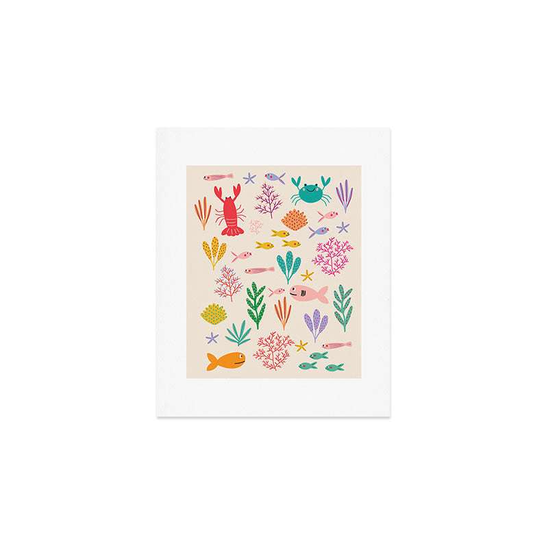 The Happy Ocean  Art Print Gallery Image 1