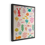 The Happy Ocean  Framed Canvas Print Gallery Image 2