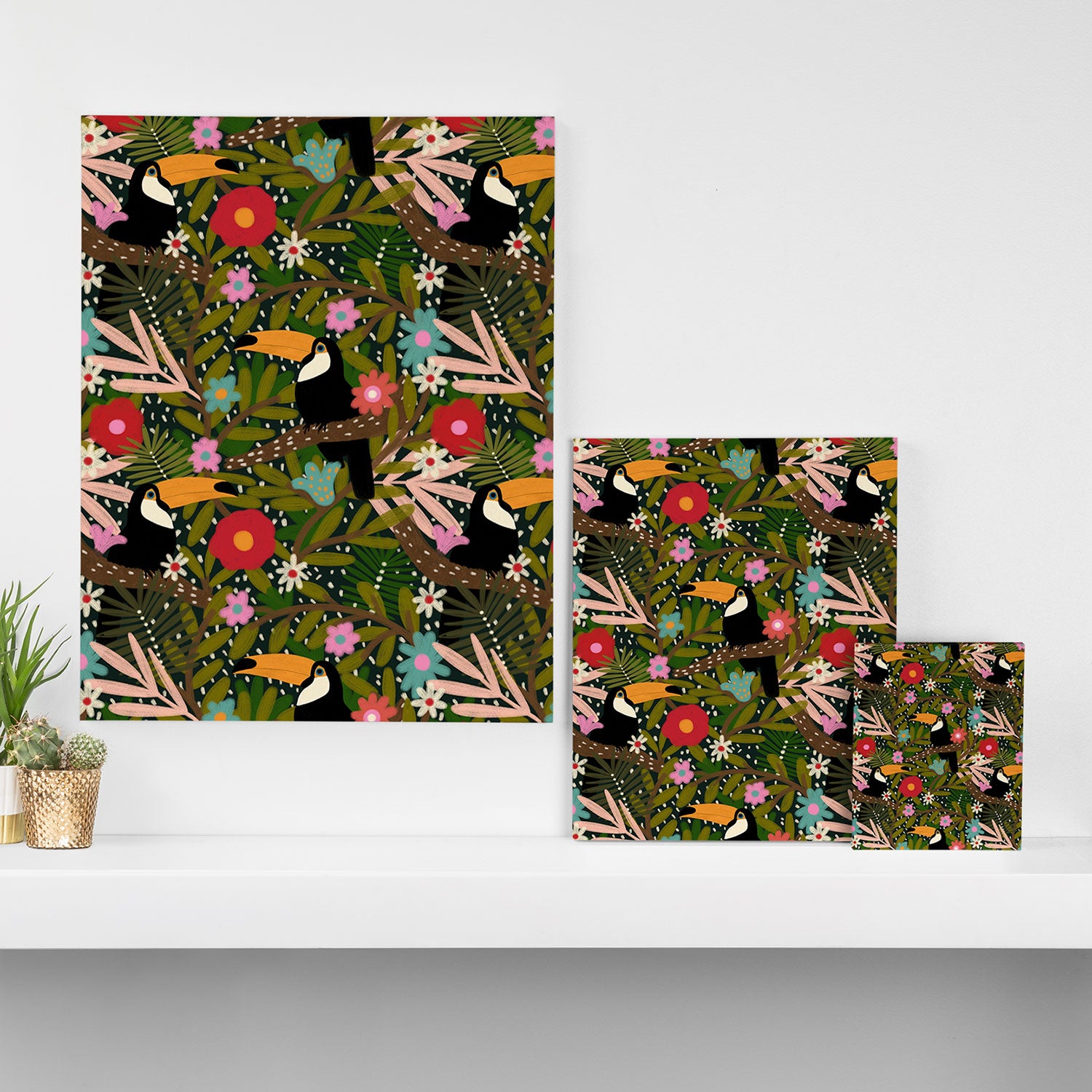 Toucan - Jungle  Canvas Print Gallery Image 3