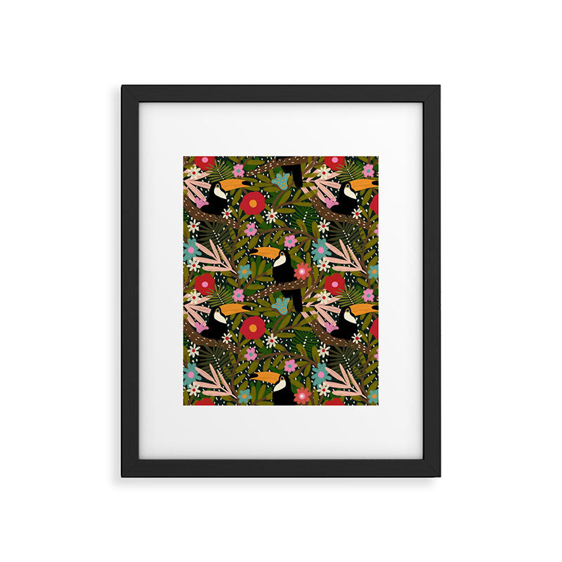 Toucan - Jungle  Framed Art Print Gallery Image 6