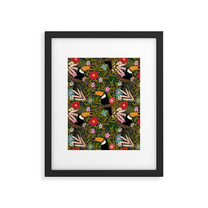 Toucan - Jungle  Framed Art Print Gallery Image 1