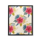 Tropical Floral Framed Canvas Print Gallery Image 8