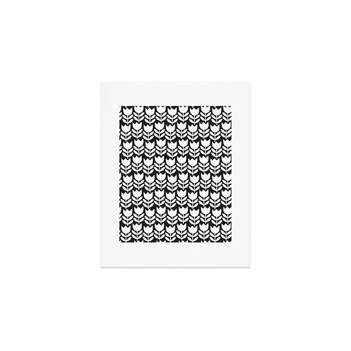 Tulip - Black & White  Art Print Gallery Image 1