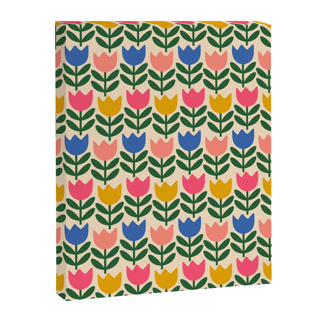 Tulip - Floral pattern 1 Canvas Print Gallery Image 8