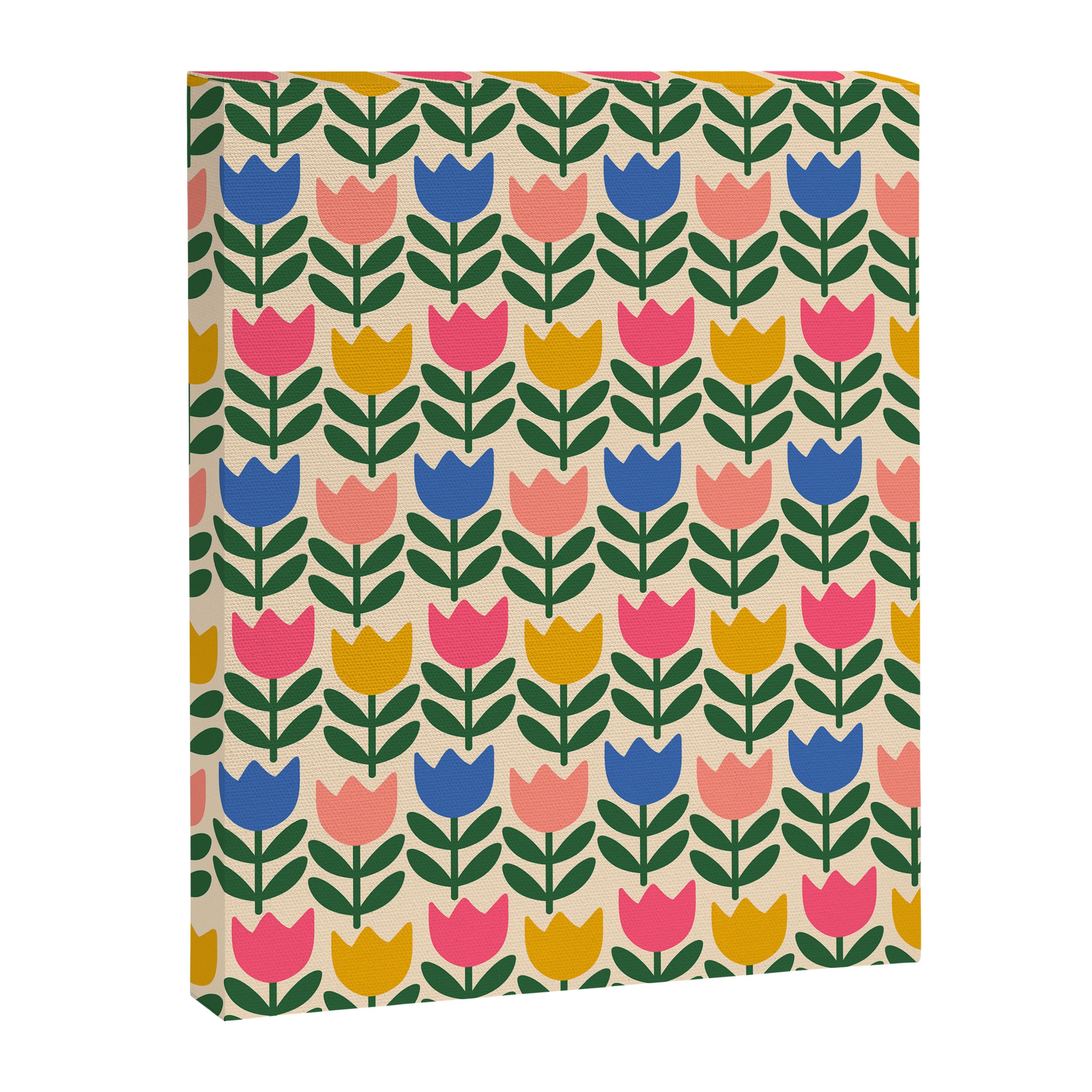 Tulip - Floral pattern 1 Canvas Print Gallery Image 8