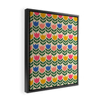 Tulip - Floral pattern 1 Framed Canvas Print Gallery Image 2
