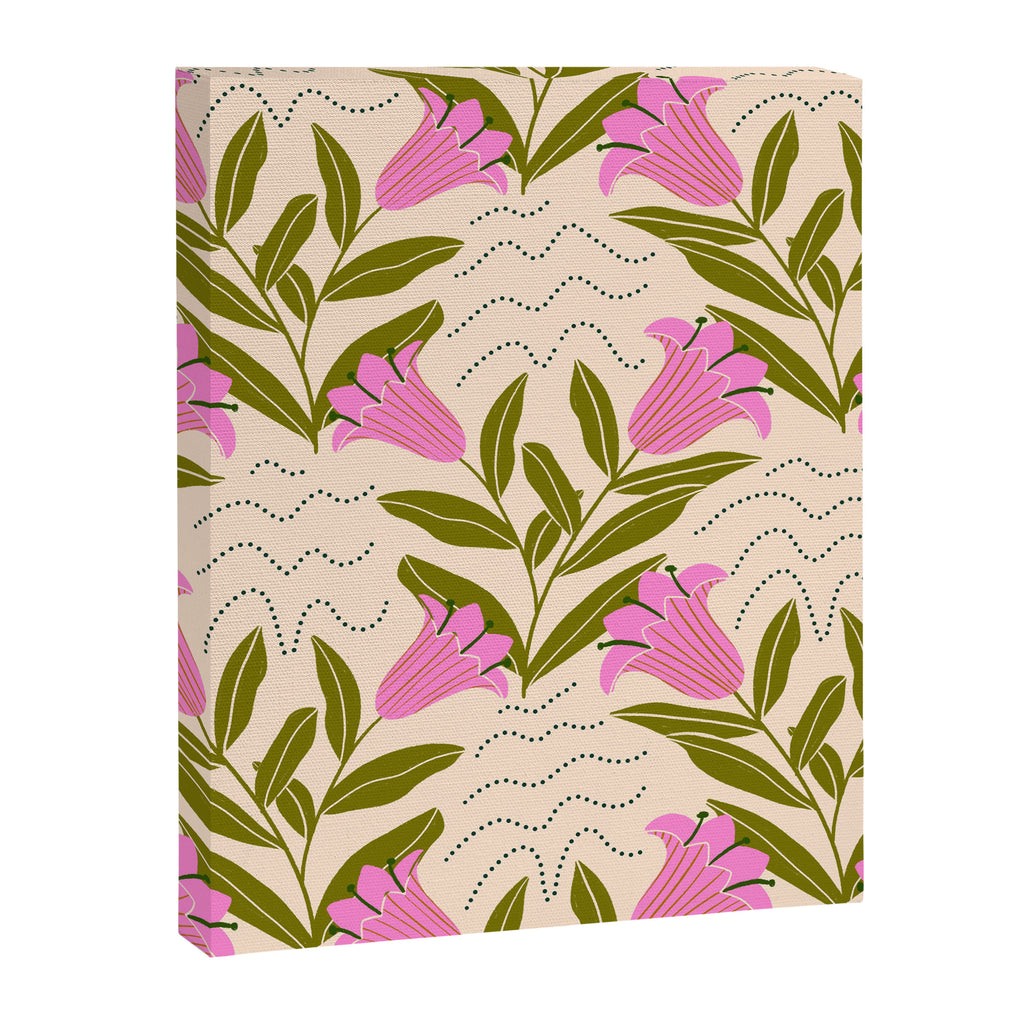 Tulip - Floral Pattern  Canvas Print Gallery Image 8