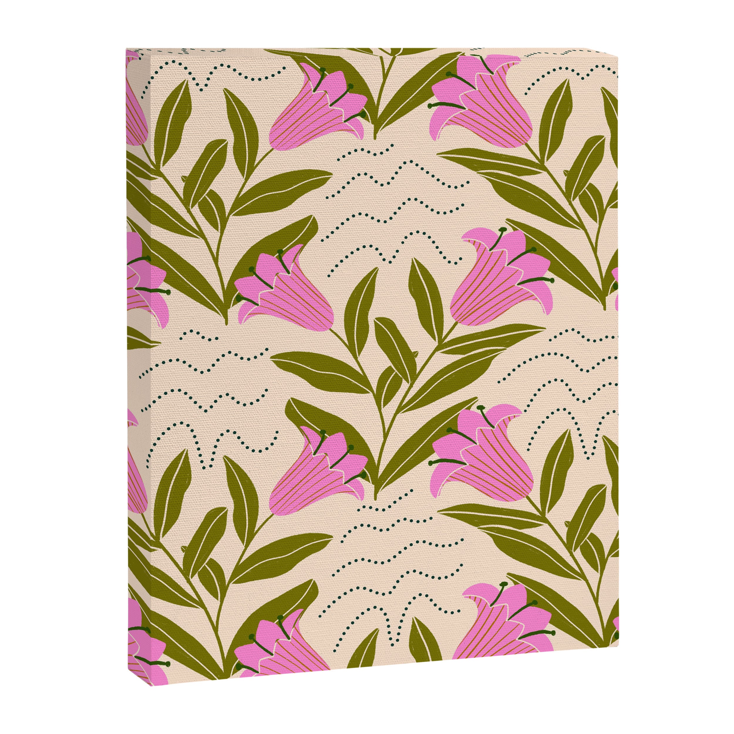 Tulip - Floral Pattern  Canvas Print Gallery Image 8