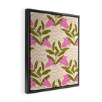 Tulip - Floral Pattern  Framed Canvas Print Gallery Image 2