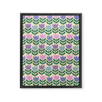 Tulip - Pastel Floral Pattern Framed Canvas Print Gallery Image 8