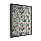 Tulip - Pastel Floral Pattern Framed Canvas Print Gallery Image 2