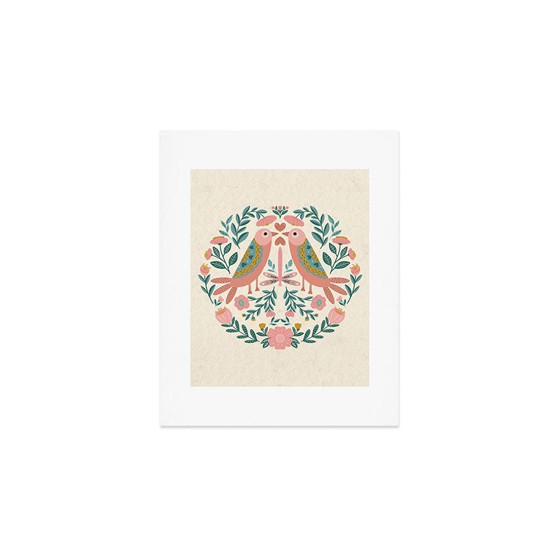 twin birds Art Print Gallery Image 1