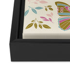 Vintage Butterflies  Framed Canvas Print Gallery Image 3