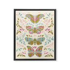 Vintage Butterflies  Framed Canvas Print Gallery Image 6