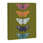 Vintage Butterflies - Mid-century modern  Canvas Print Gallery Image 6