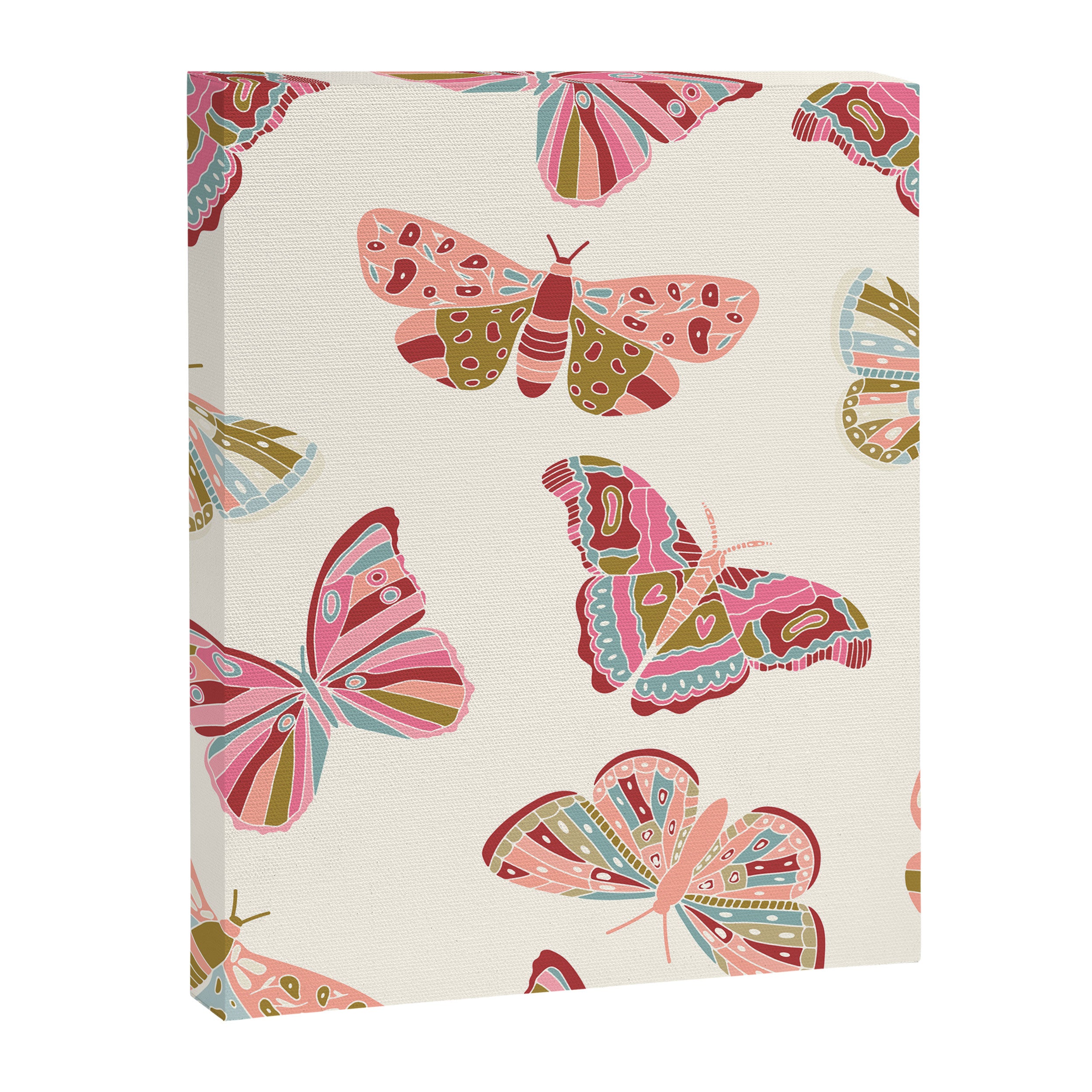 Vintage Butterflies - pattern Canvas Print Gallery Image 8