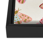 Vintage Butterflies - pattern Framed Canvas Print Gallery Image 3