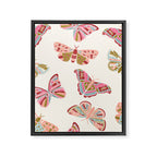 Vintage Butterflies - pattern Framed Canvas Print Gallery Image 8