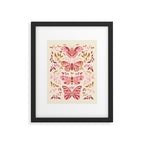 Vintage Butterflies Pink  Framed Art Print Gallery Image 5