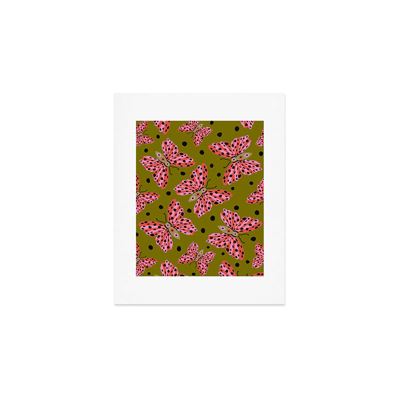 Vintage Butterfly Art Print Gallery Image 1