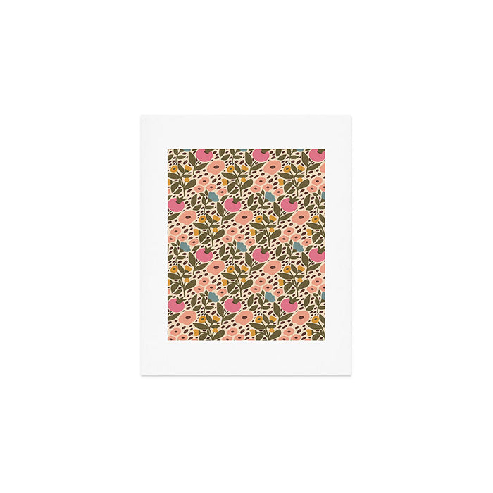 Vintage Ditsy Floral Art Print Gallery Image 1