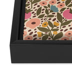 Vintage Ditsy Floral Framed Canvas Print Gallery Image 3