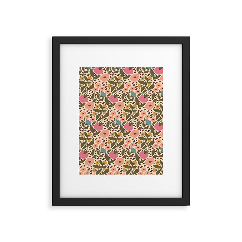 Vintage Ditsy Floral Framed Art Print Gallery Image 5