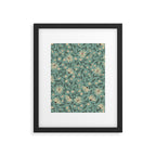 Vintage Floral Neutral - Green Framed Art Print Gallery Image 5