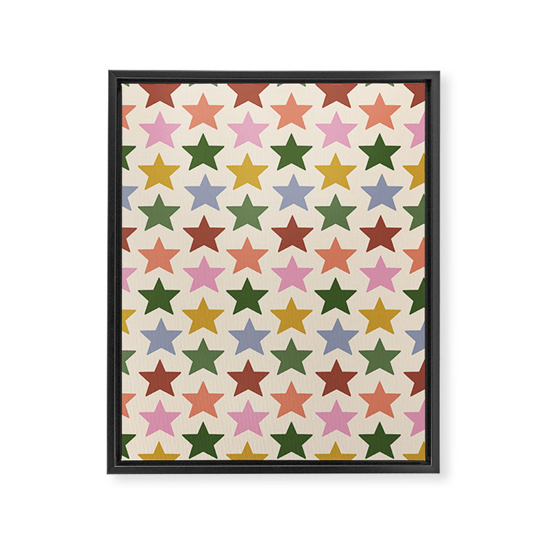 Vintage Stars Framed Canvas Print Gallery Image 8