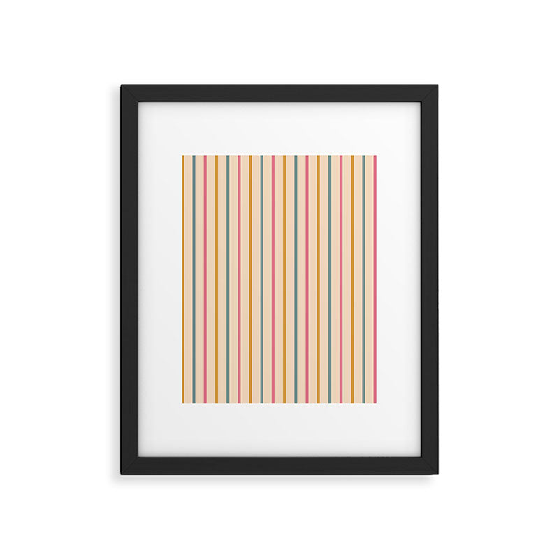 Vintage Stripes  Framed Art Print Gallery Image 6