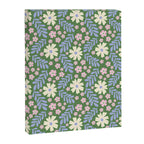 Whimsical Floral - Green, Blue, White and soft Pink Canvas Print Gallery Image 6