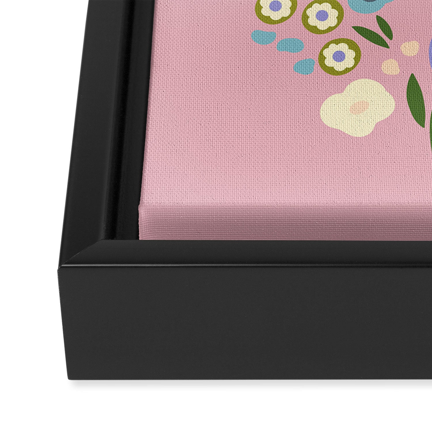 Whimsy Floral  Framed Canvas Print Gallery Image 3