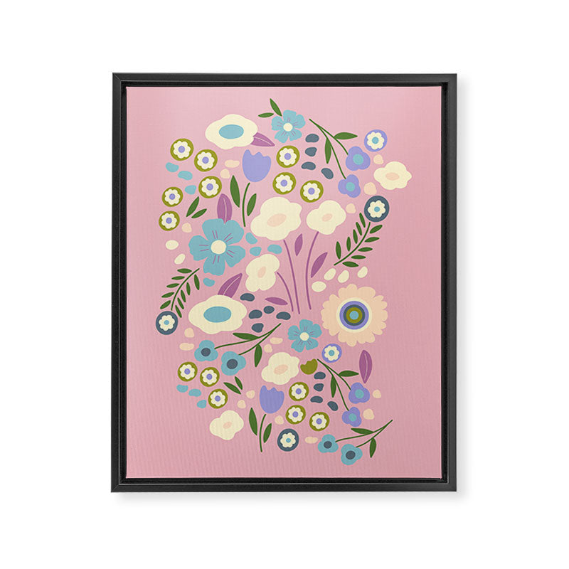 Whimsy Floral  Framed Canvas Print Gallery Image 6