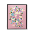 Whimsy Floral  Framed Canvas Print Gallery Image 6