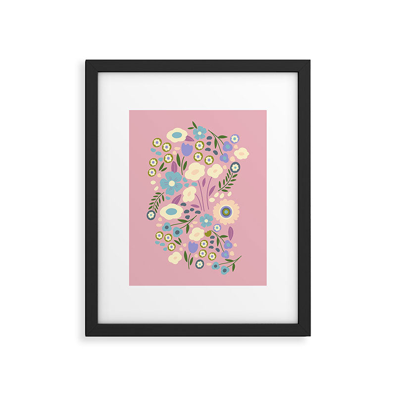 Whimsy Floral  Framed Art Print Gallery Image 5