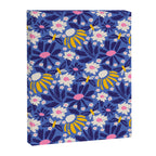 Wild Floral - Blue, Pink and Yellow Canvas Print Gallery Image 8