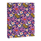 Wild Floral - Red, Blue and Pink Canvas Print Gallery Image 8