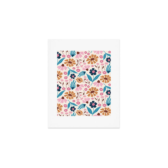 Wild Flowers - Bohemian  Art Print Gallery Image 1