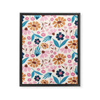 Wild Flowers - Bohemian  Framed Canvas Print Gallery Image 8