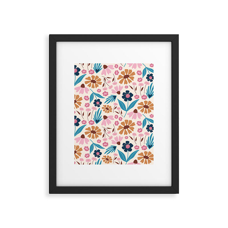 Wild Flowers - Bohemian  Framed Art Print Gallery Image 6